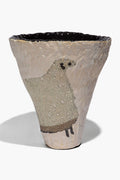 CERAMIC SHEEP VASE | CONE