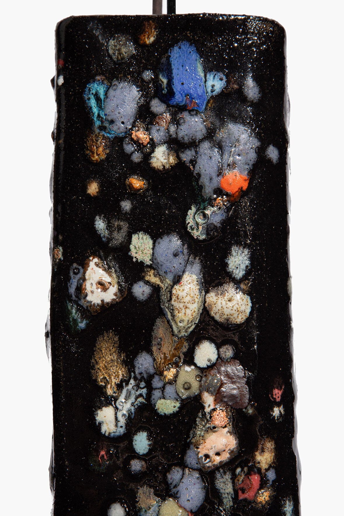 CERAMIC TOWER INCENSE HOLDER | MIDNIGHT CONFETTI GLAZE