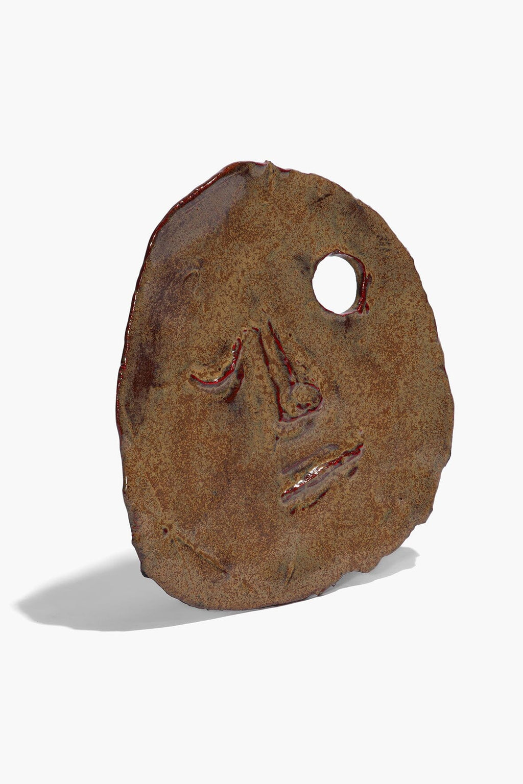 AUGUSTE CERAMIC FACE | MOLASSES GLAZE