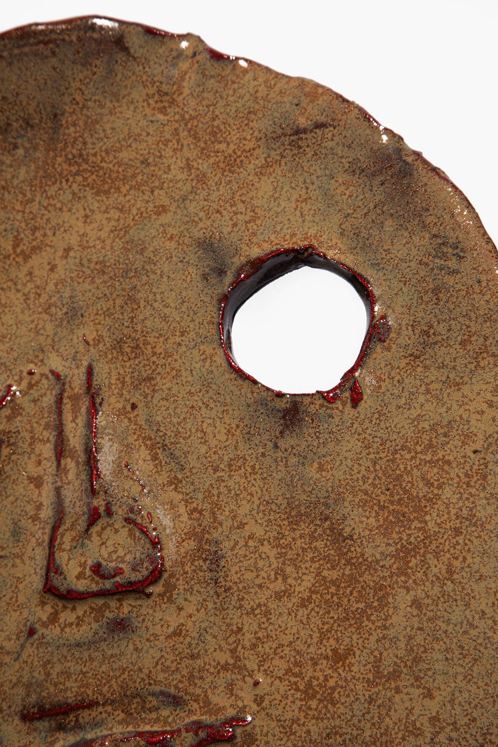 AUGUSTE CERAMIC FACE | MOLASSES GLAZE