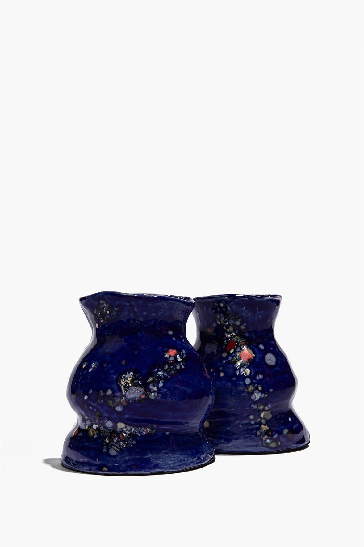 CERAMIC VASE BOOKENDS | POLKA DOT