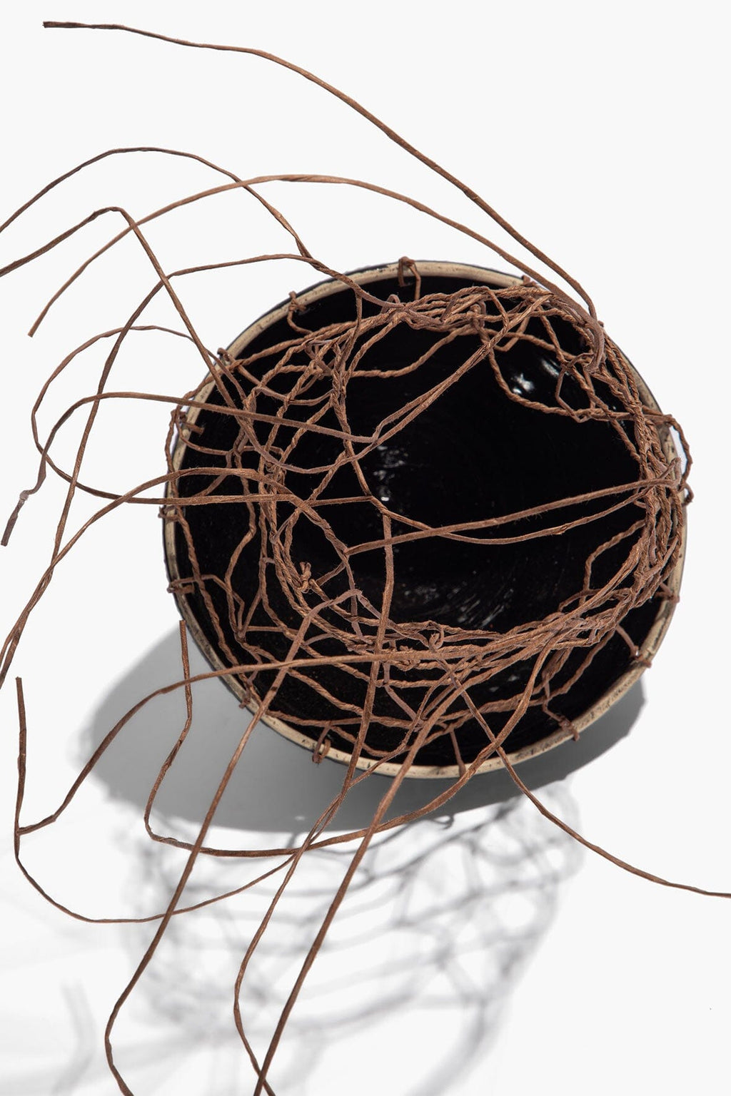 ORGANIC WOVEN CONE | CERAMIC TWINE