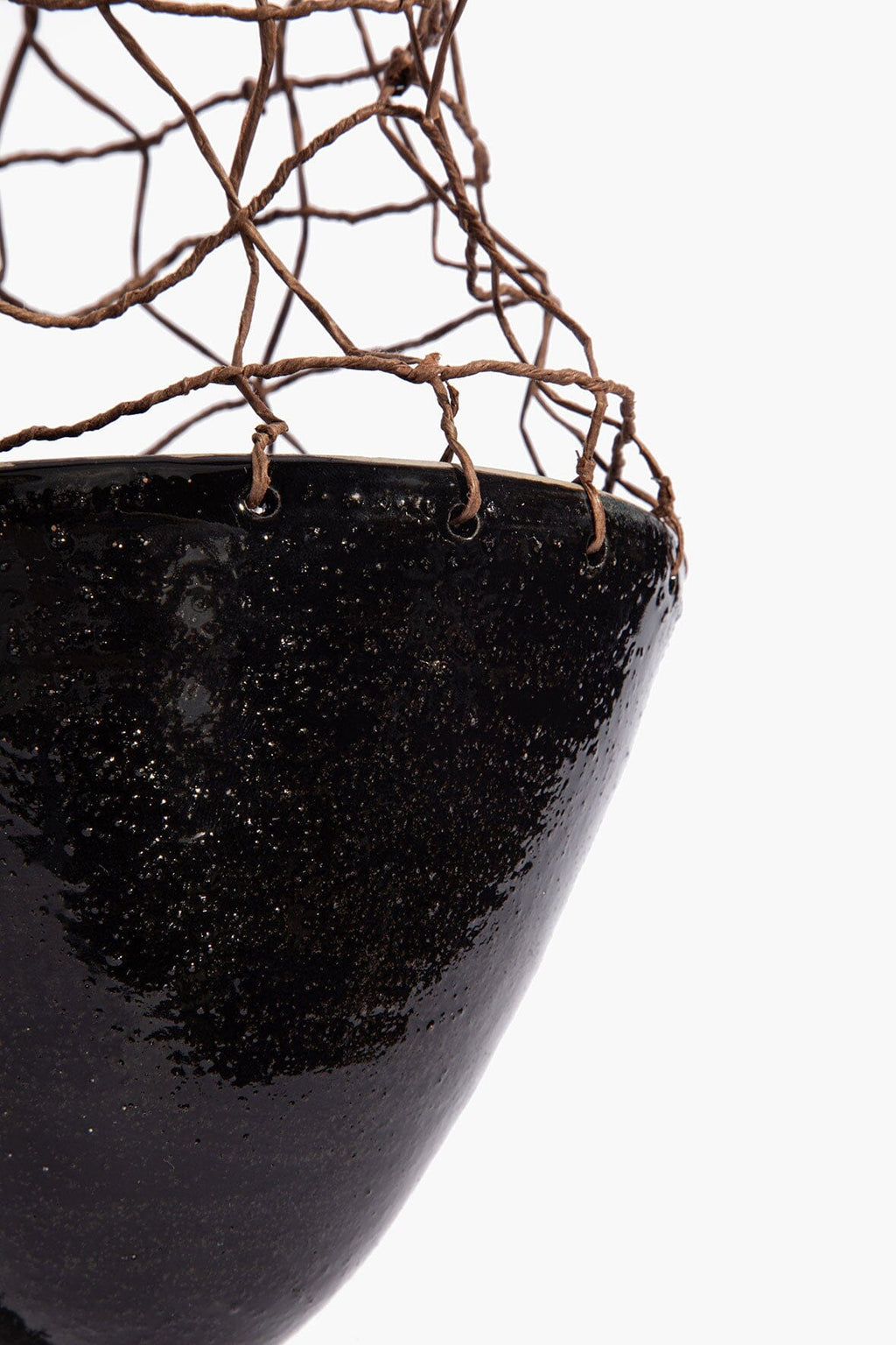 ORGANIC WOVEN CONE | CERAMIC TWINE