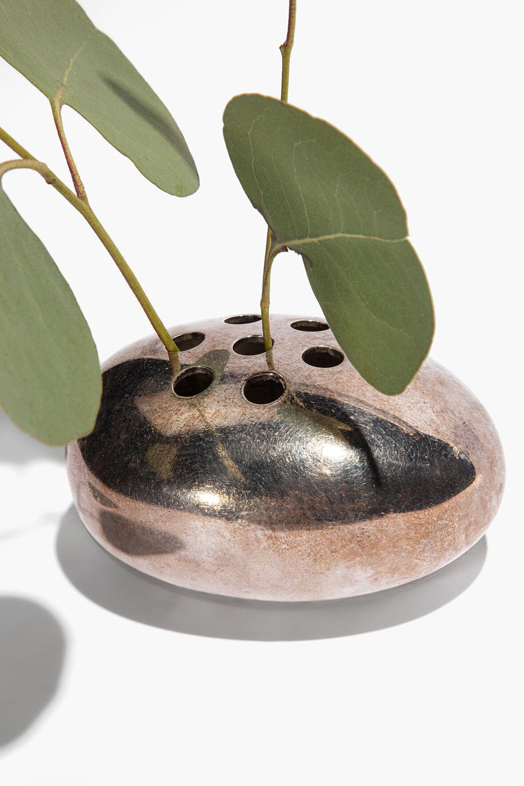 VINTAGE FLOWER FROG | SILVER