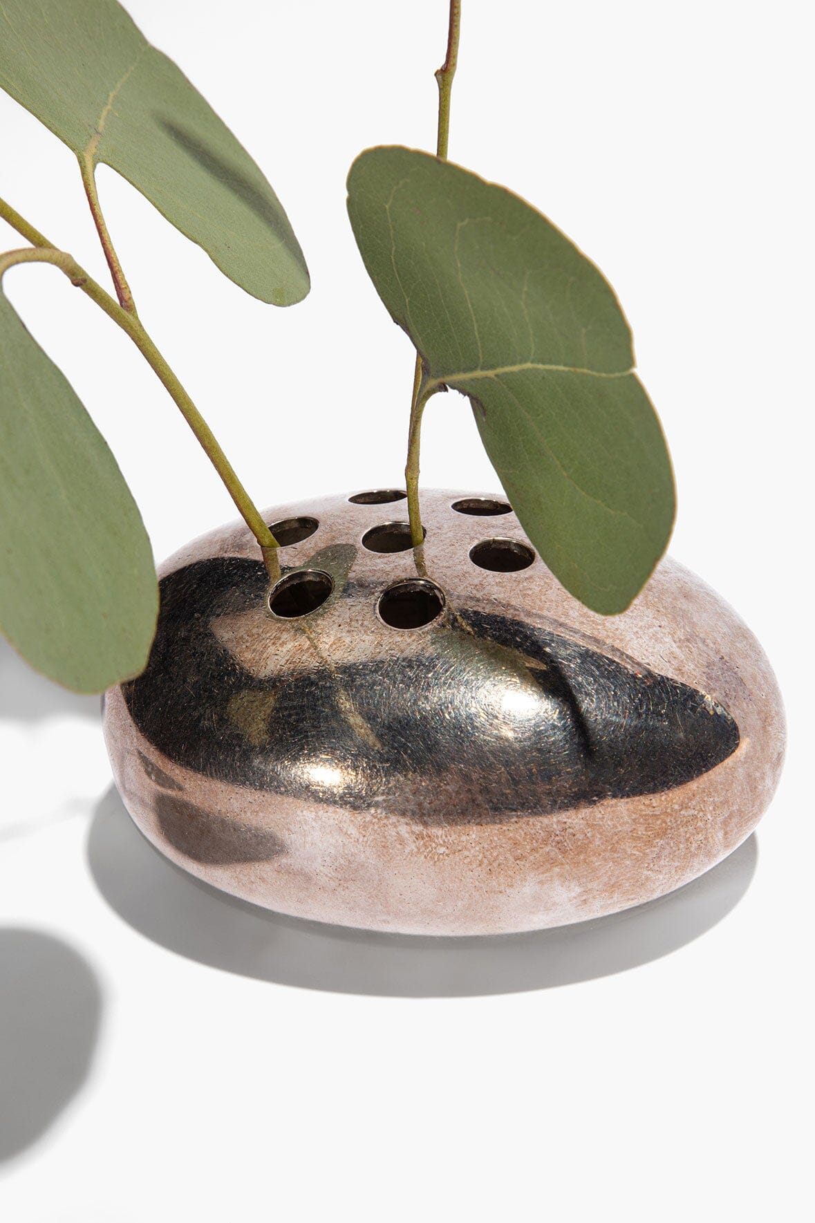 VINTAGE FLOWER FROG | SILVER