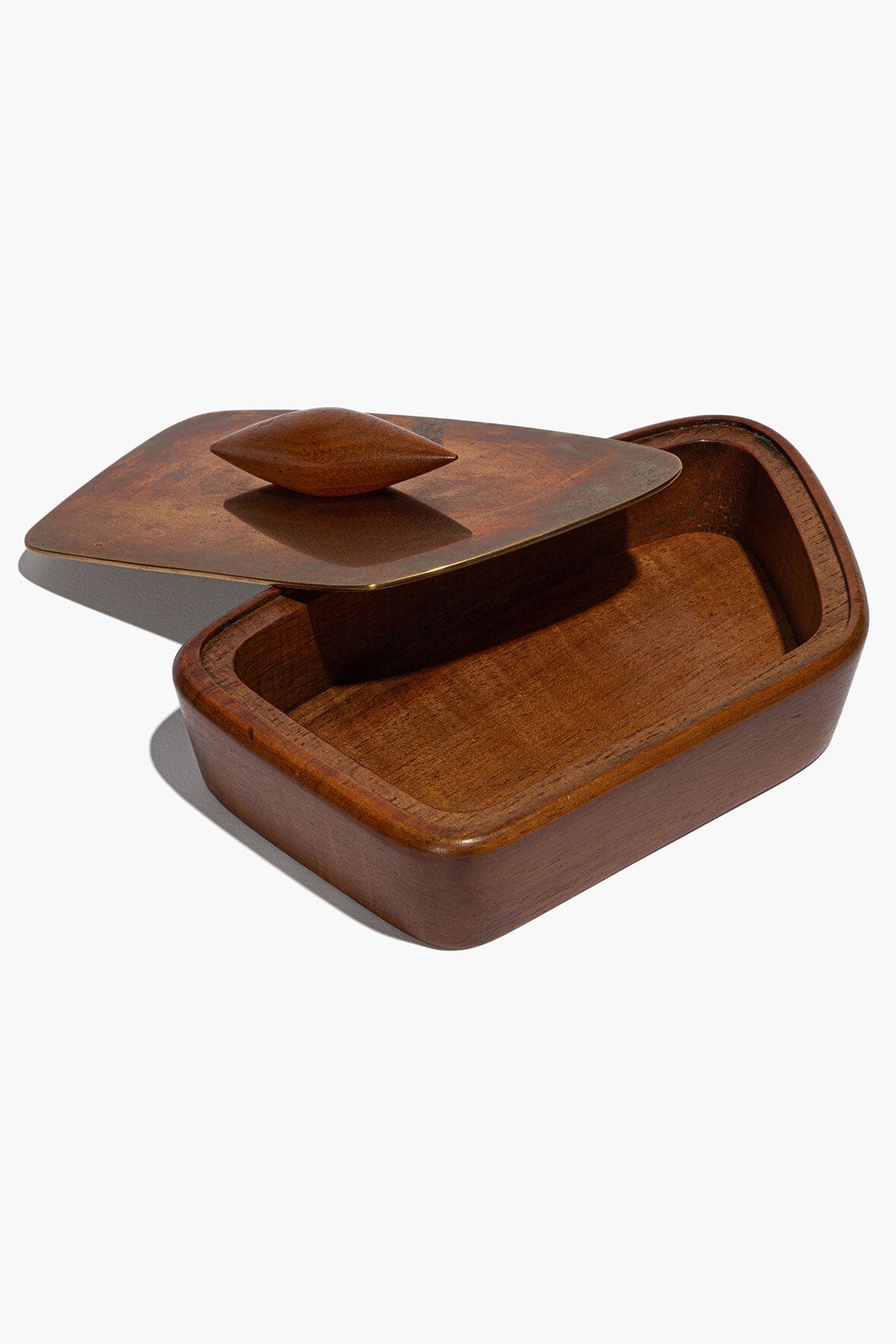 VINTAGE TRINKET BOX | BROWN