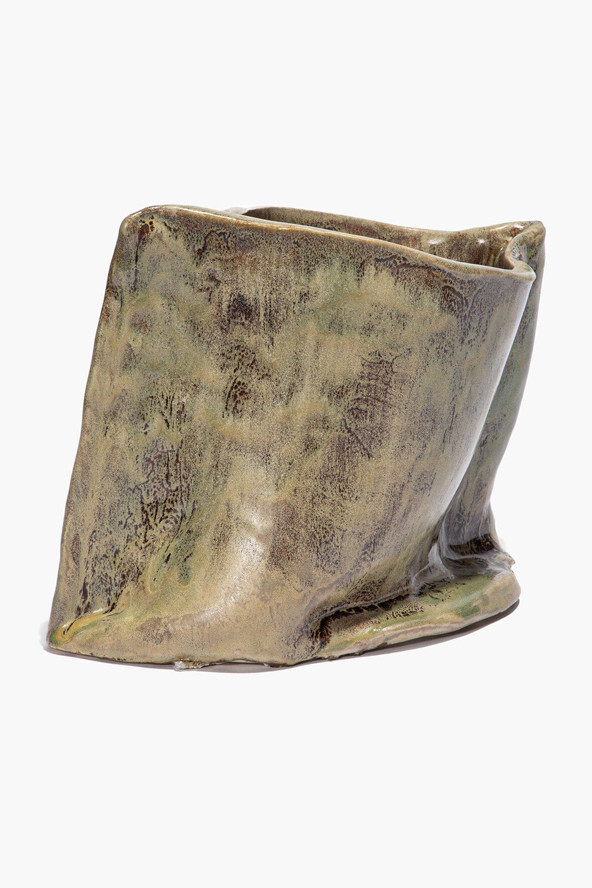CERAMIC VASE | SNAKE SKIN GLAZE