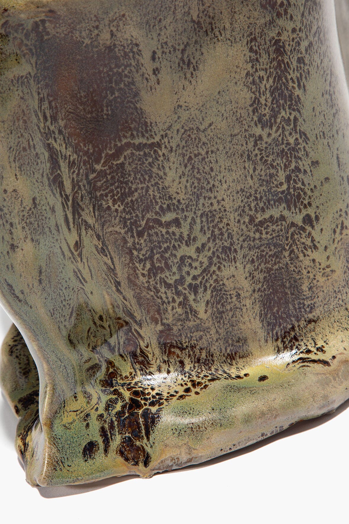 CERAMIC VASE | SNAKE SKIN GLAZE
