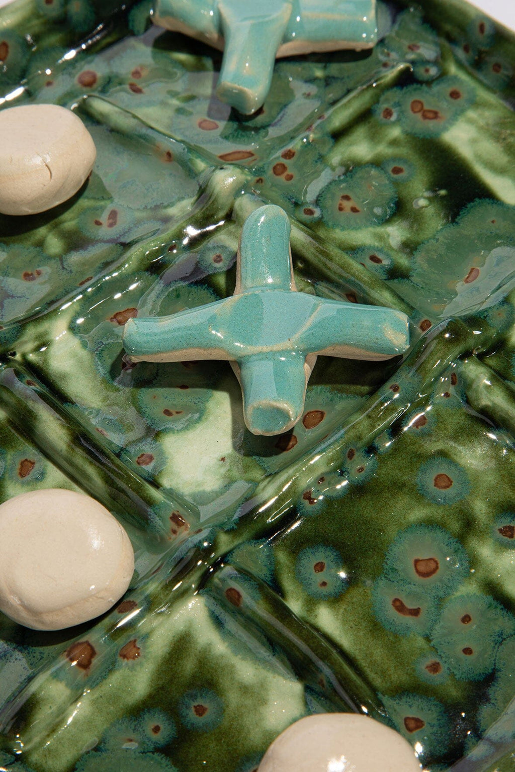 CERAMIC TIC TAC TOE | EARTH GLAZE