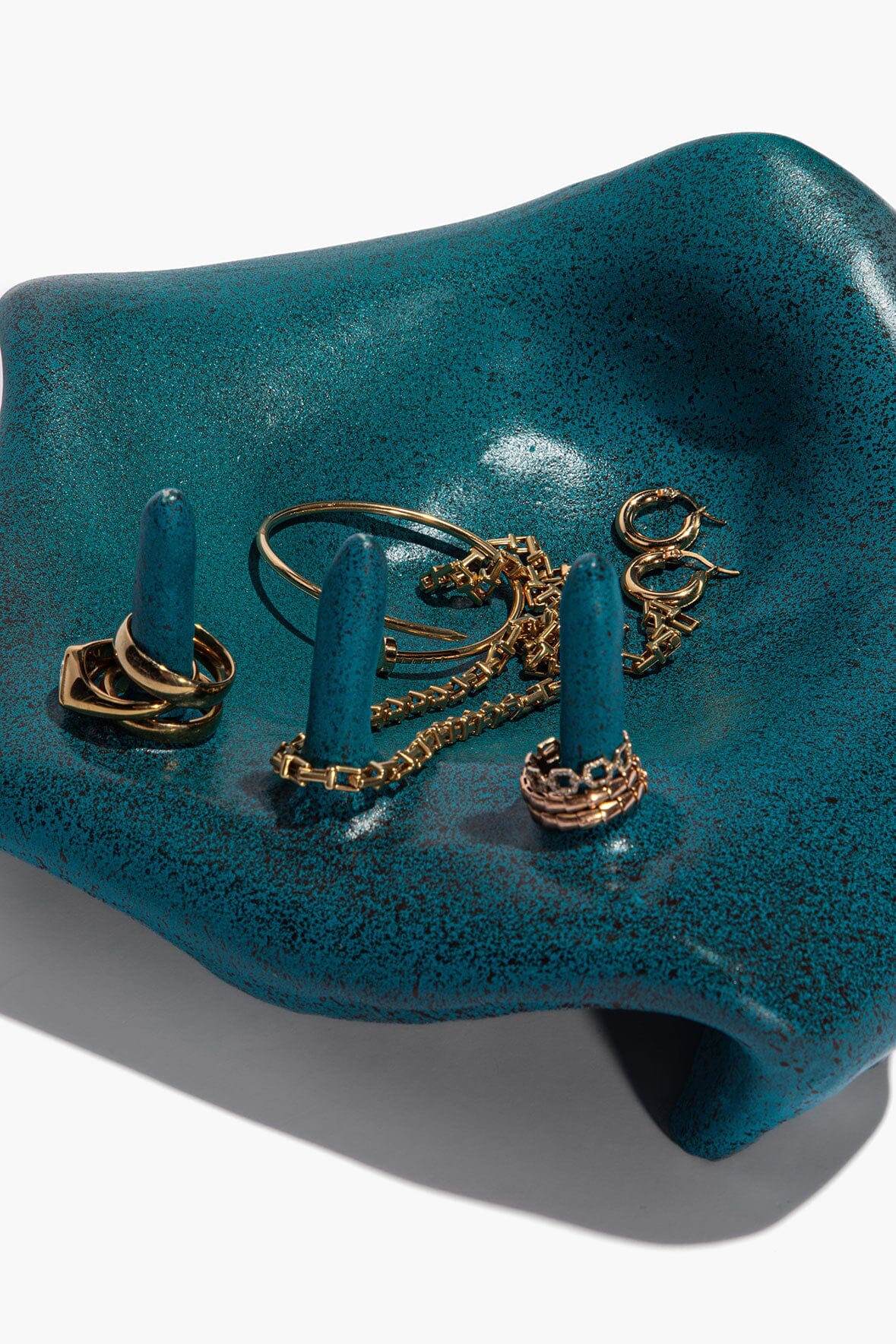 BUBBLE JEWELRY HOLDER | BLUE GLAZE