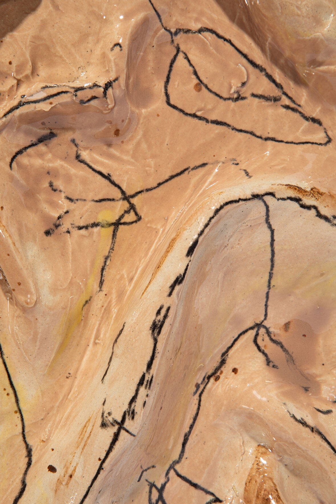 CERAMIC CRINKLE WALL ART | MULTI GLAZE