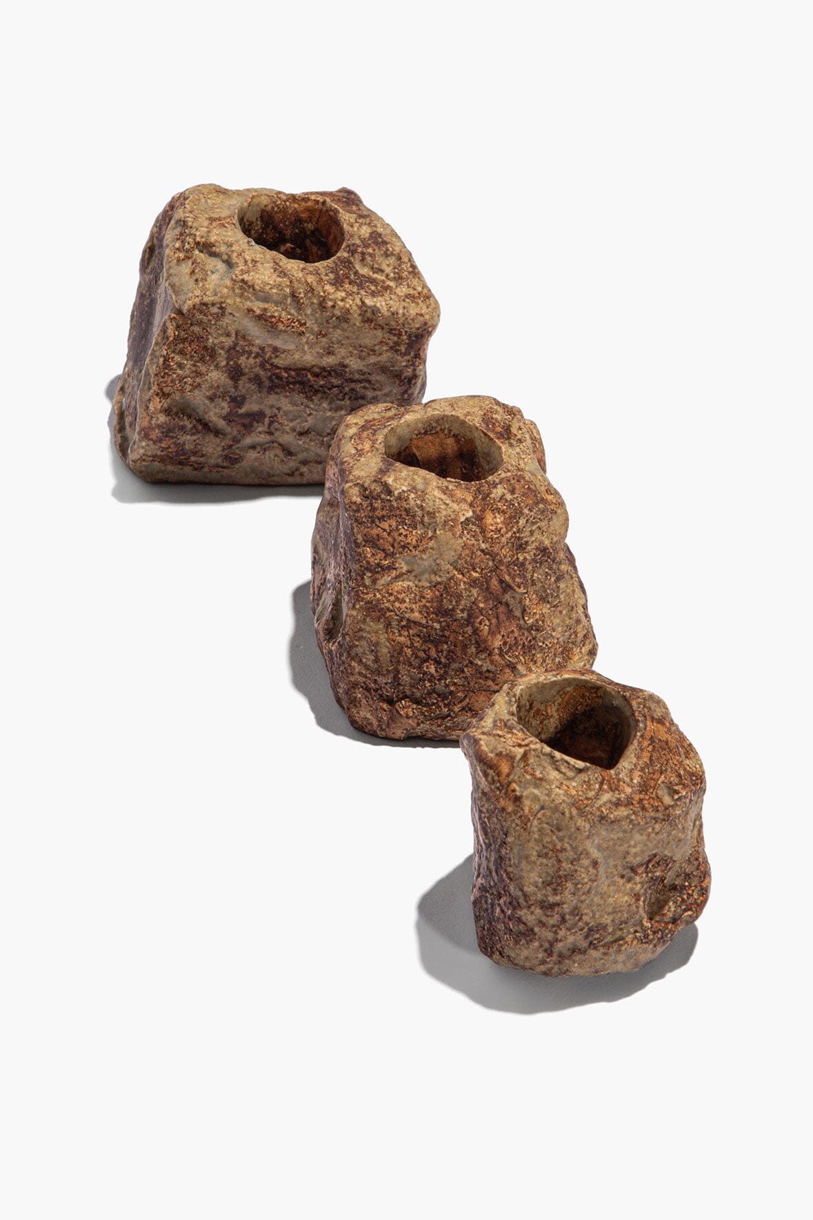 CANDLESTICK SET | ORGANIC ROCK