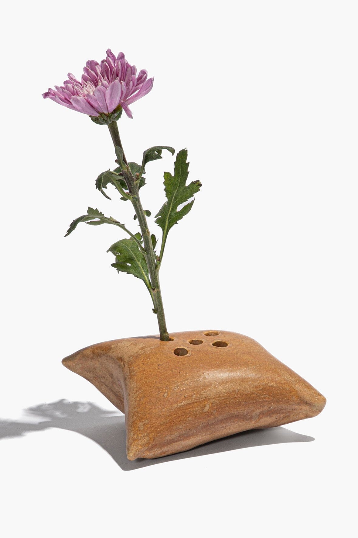 CERAMIC IKEBANA | MUSTARD GLAZE
