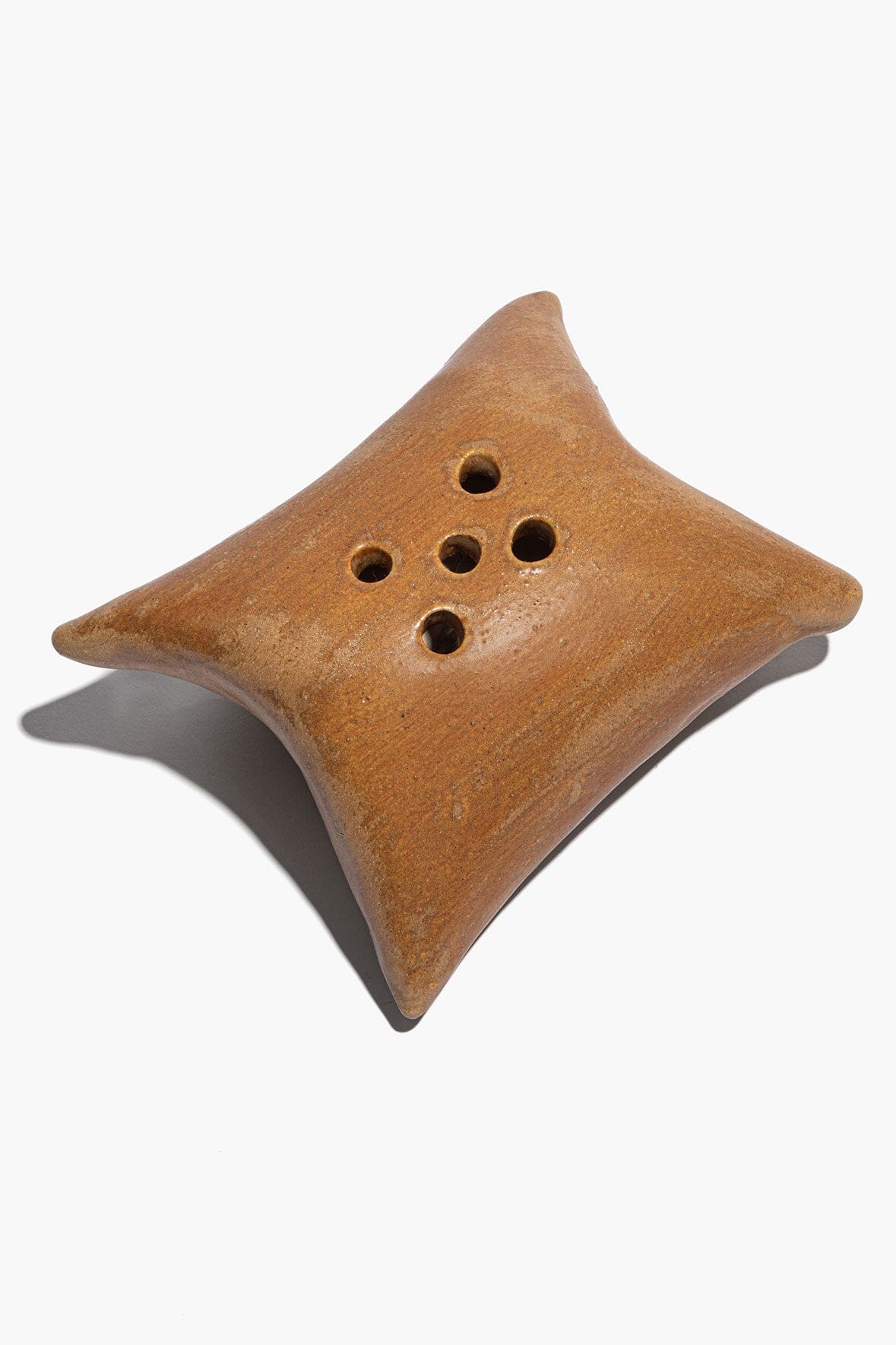 CERAMIC IKEBANA | MUSTARD GLAZE