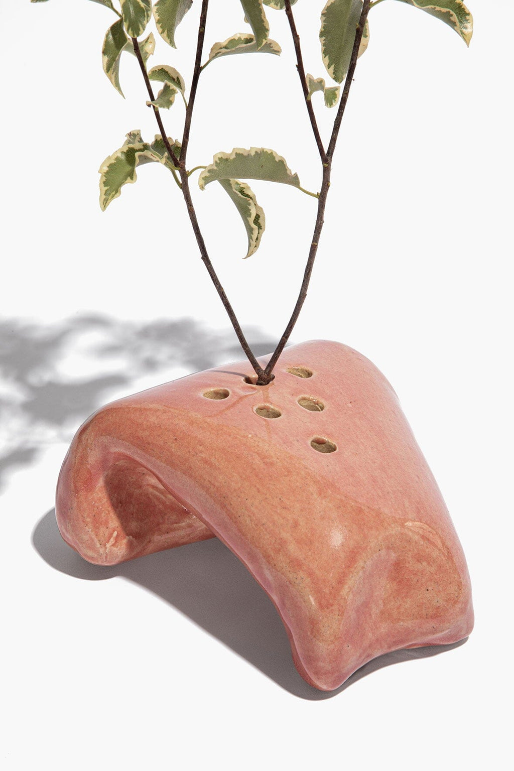 CERAMIC IKEBANA | PINK GLAZE