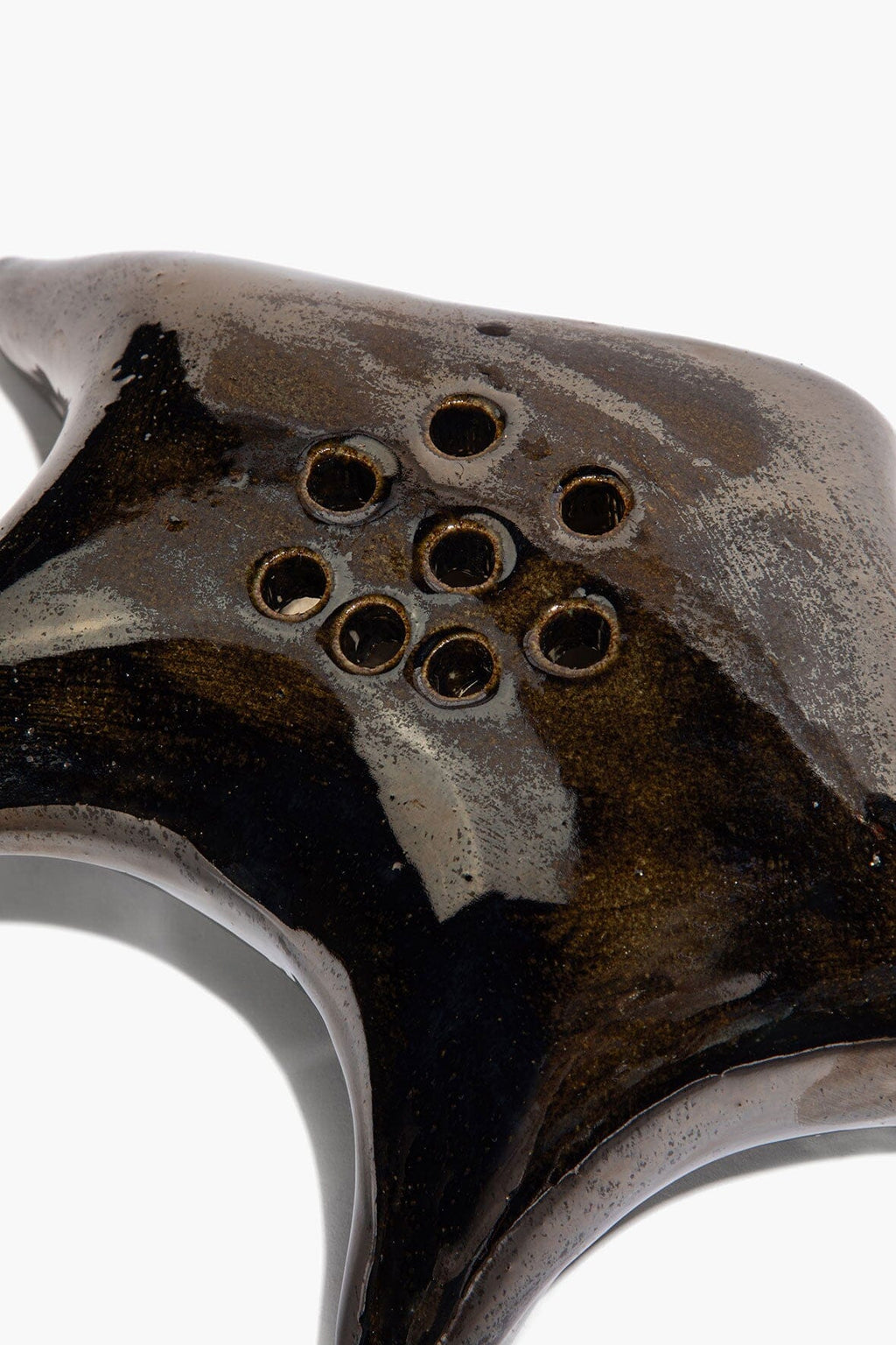 CERAMIC IKEBANA | METALLIC GLAZE
