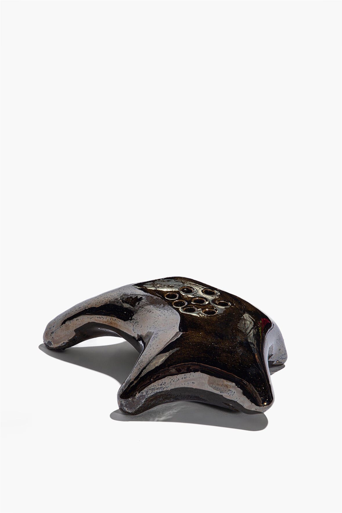 CERAMIC IKEBANA | METALLIC GLAZE