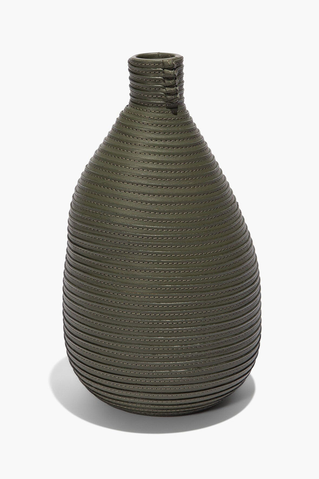 STRATUM WRAPPED VASE | MOSS