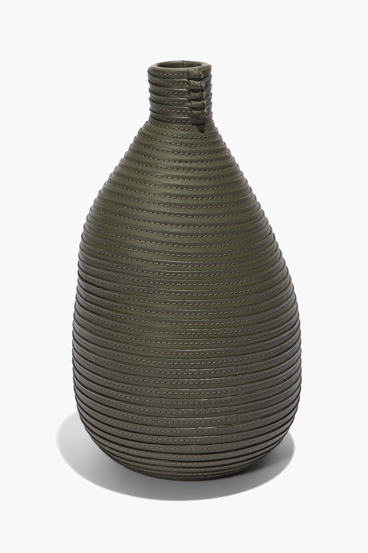 STRATUM WRAPPED VASE | MOSS