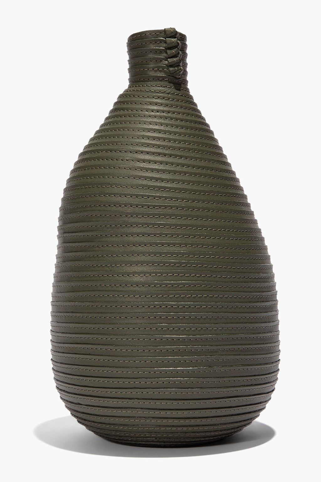 STRATUM WRAPPED VASE | MOSS