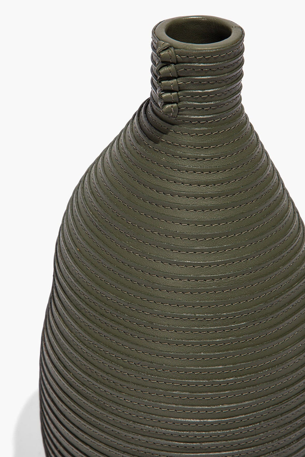 STRATUM WRAPPED VASE | MOSS