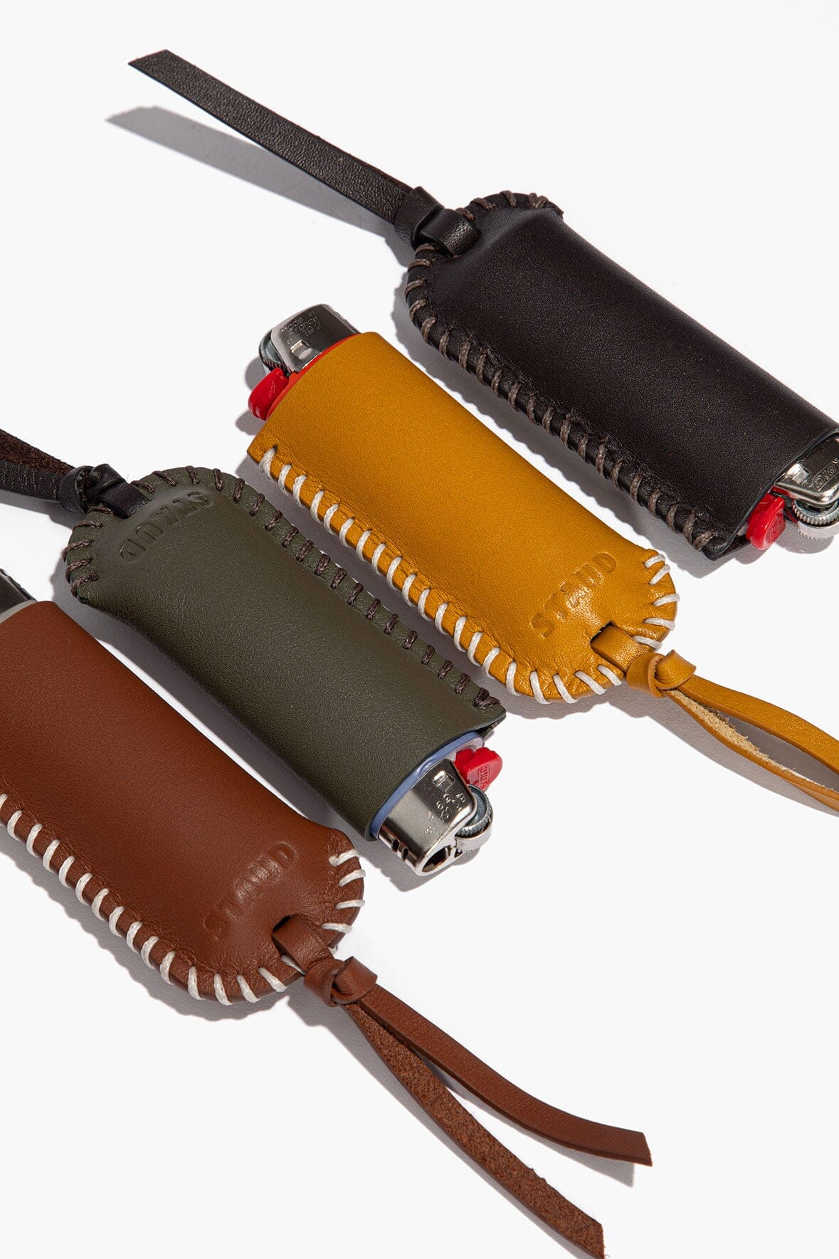 PYRE LEATHER LIGHTER COVER | GOLDENROD