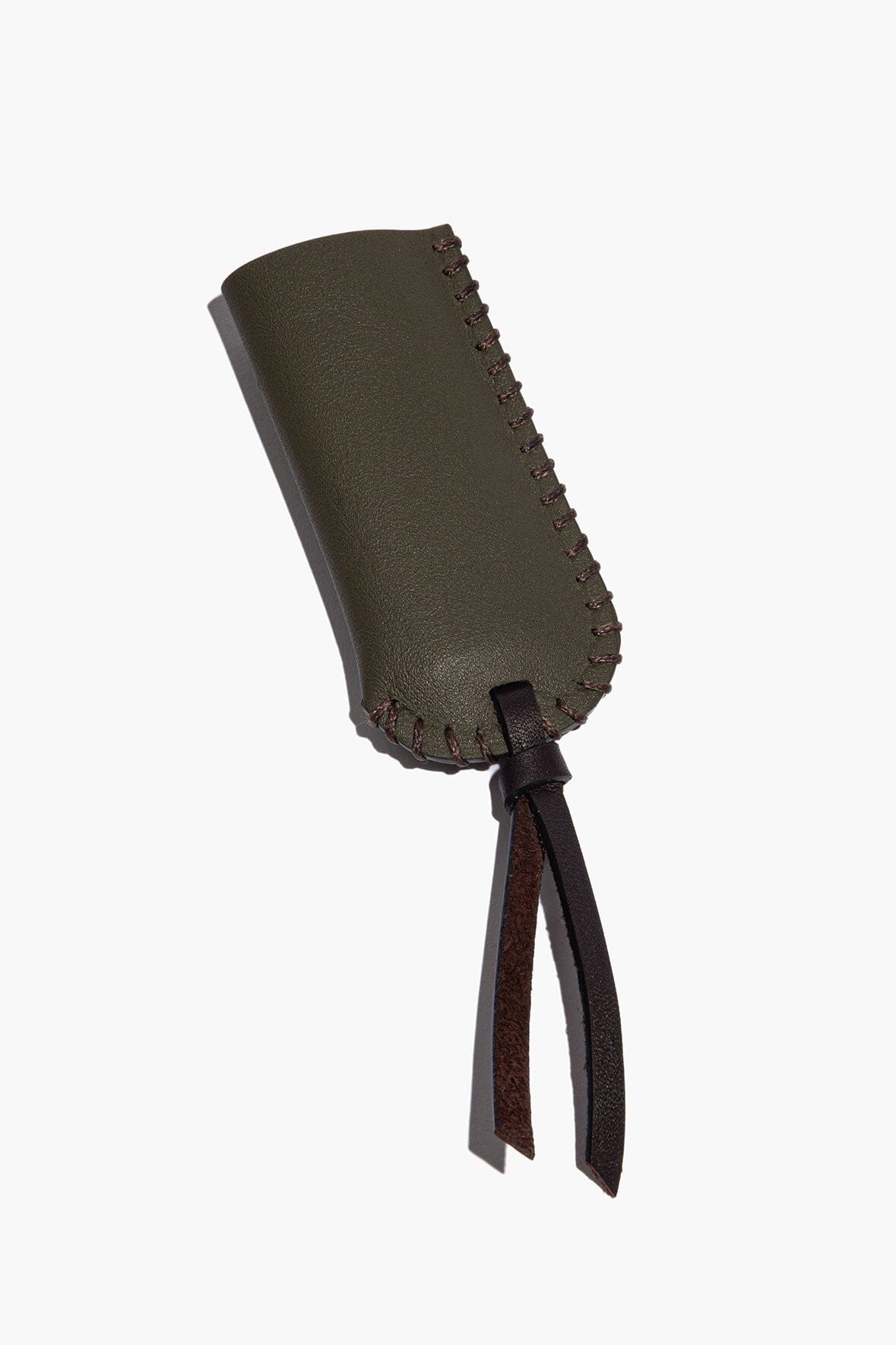 PYRE LEATHER LIGHTER COVER | MOSS