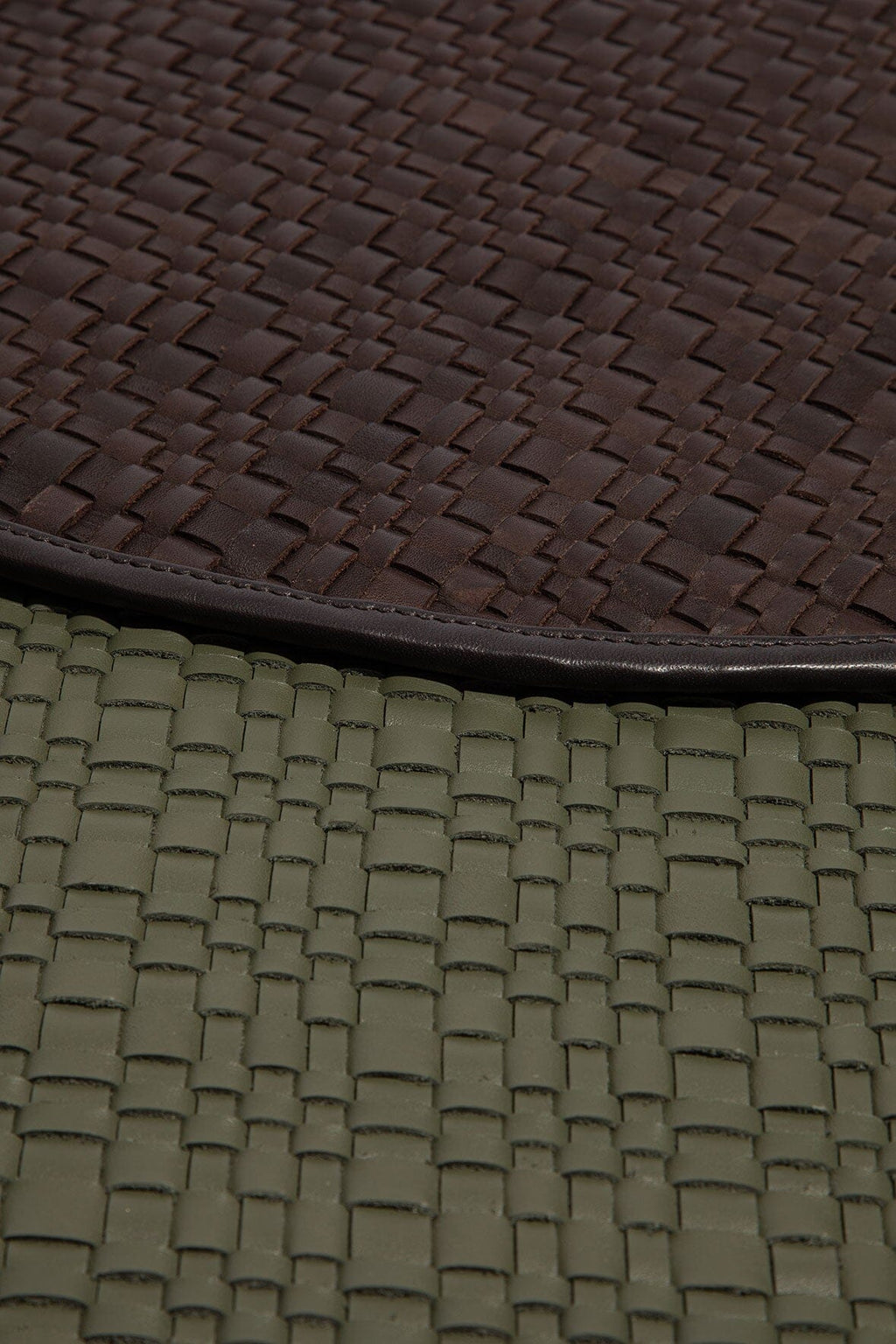 GENTRY LEATHER PLACEMAT | MOSS