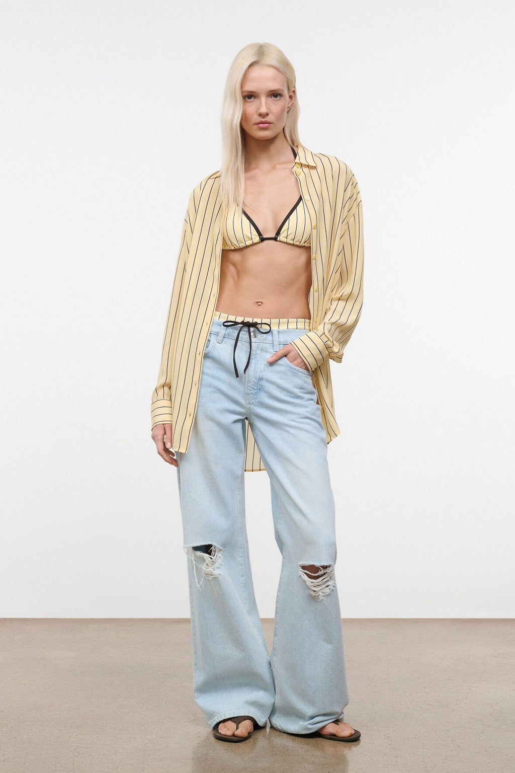 NOLAN SILK SHIRT | MONDAY STRIPE