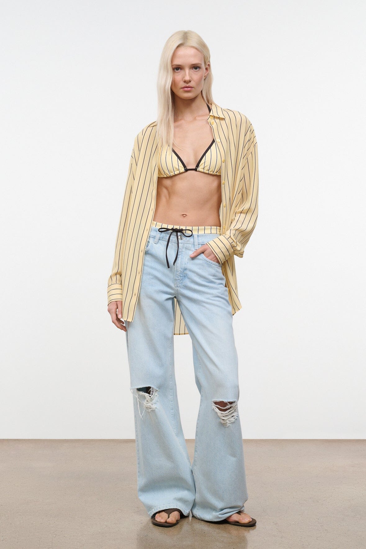 NOLAN SILK SHIRT | MONDAY STRIPE