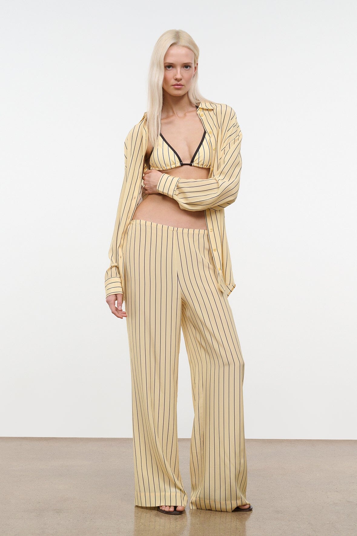 NOLAN SILK SHIRT | MONDAY STRIPE