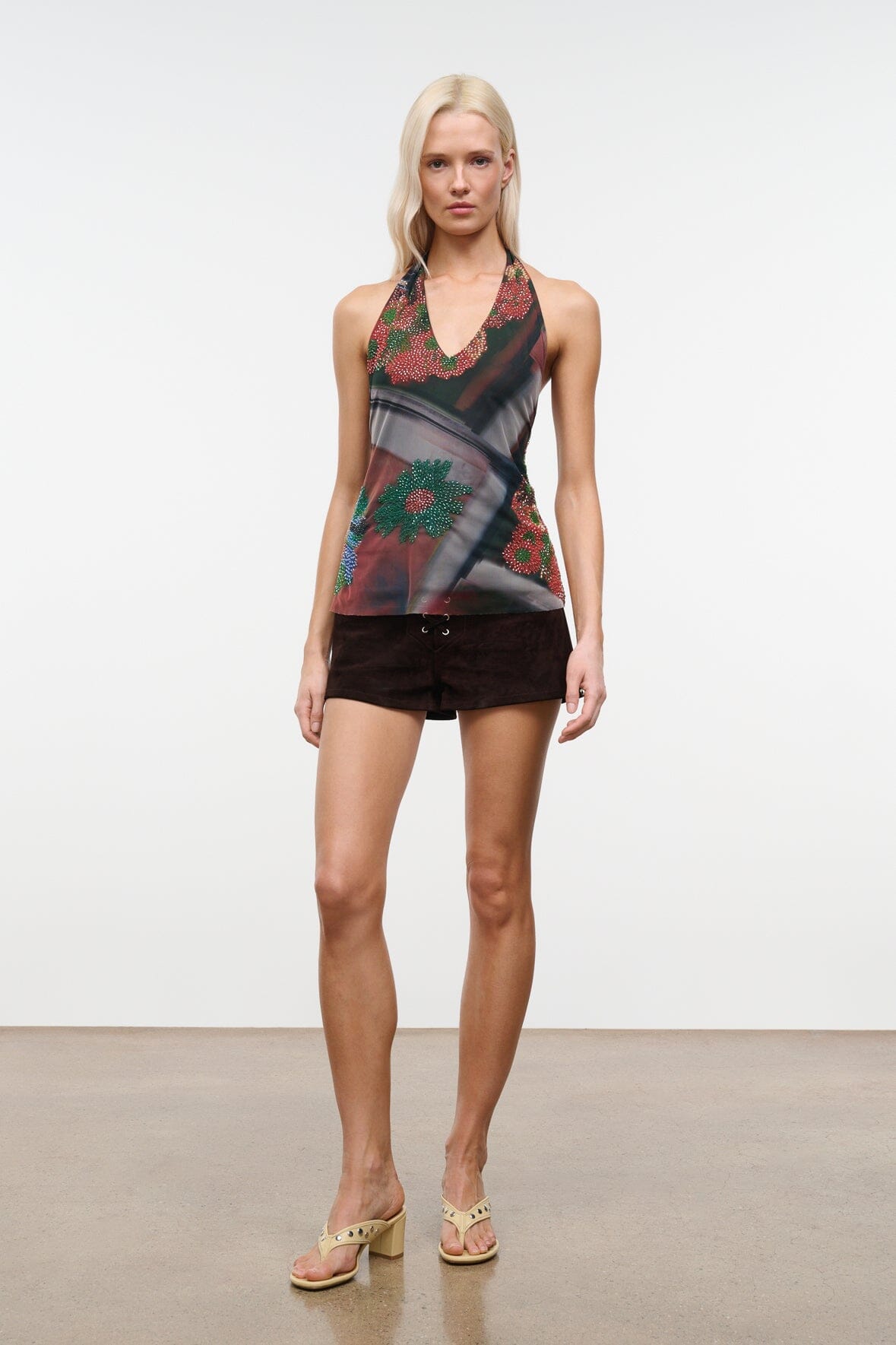 FELICE TOP | BEADED SUPERBLOOM SCARF