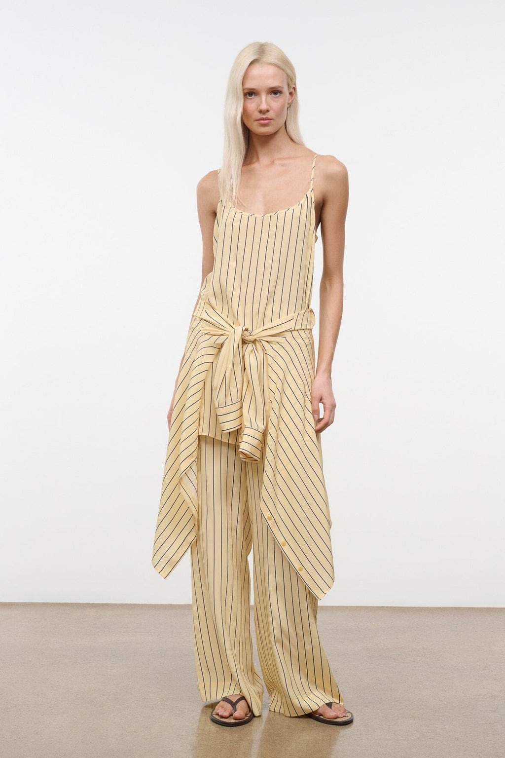 IRENA SILK DRESS | MONDAY STRIPE