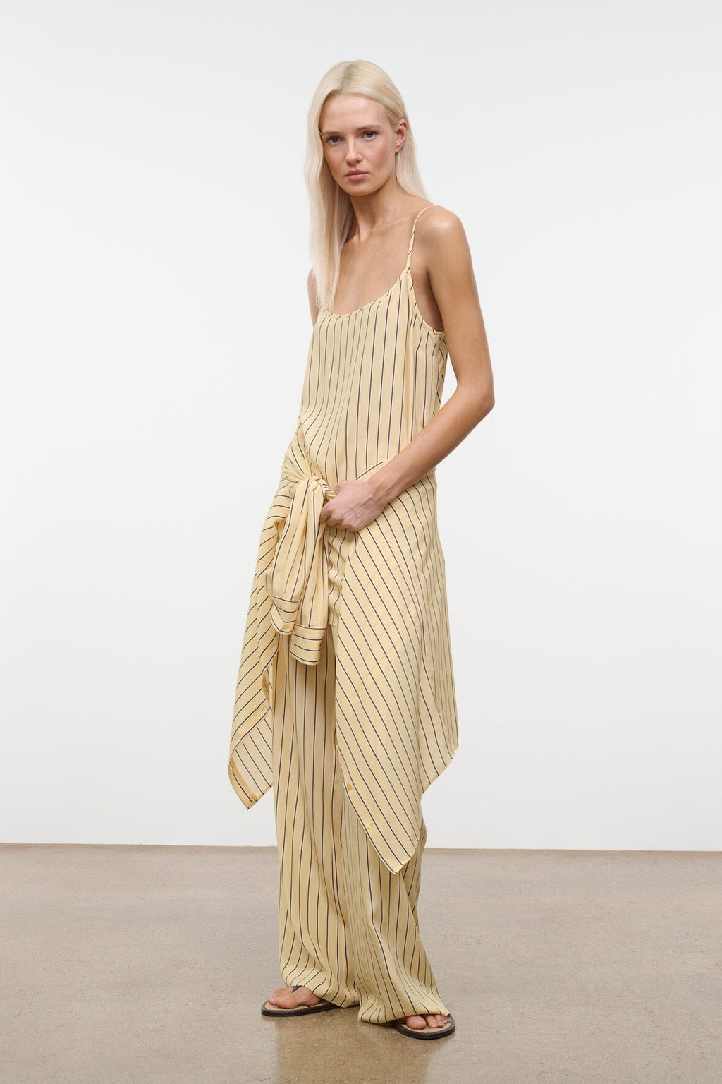 IRENA SILK DRESS | MONDAY STRIPE