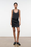 CARA DRESS | BLACK STUDS