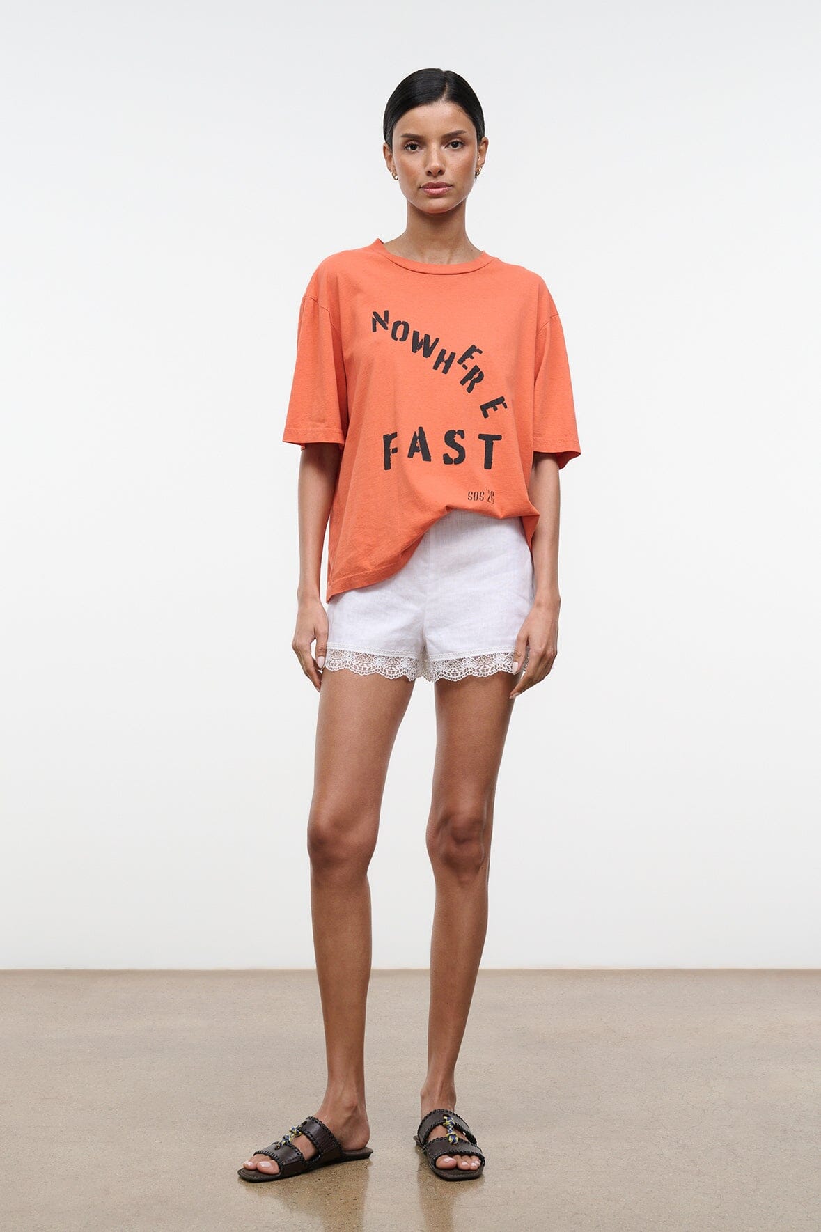 VON LINEN SHORT | WHITE