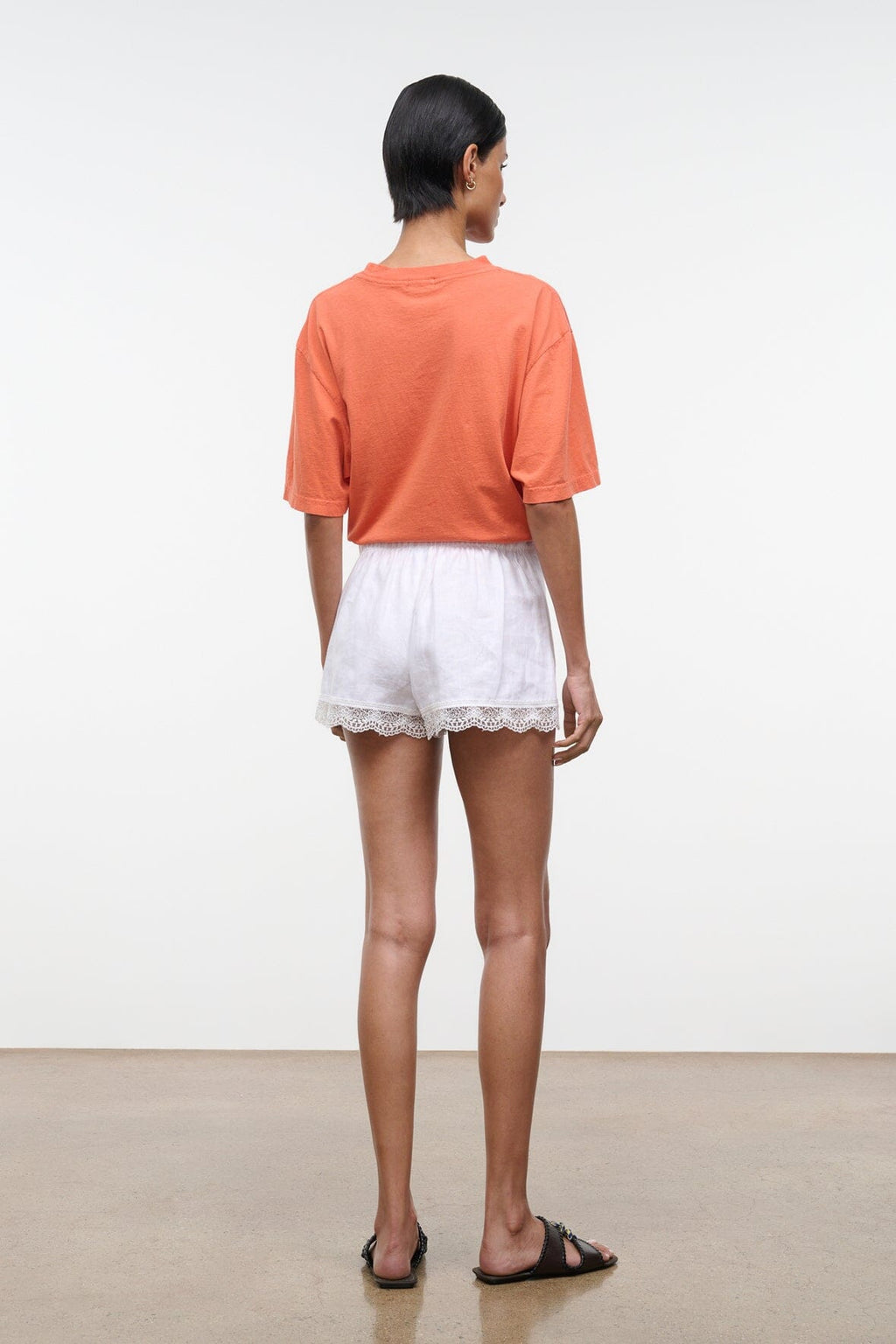 VON LINEN SHORT | WHITE