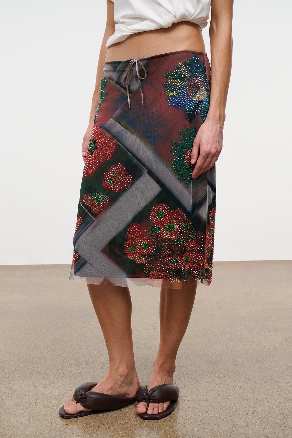 LUCIA SKIRT | BEADED SUPERBLOOM SCARF