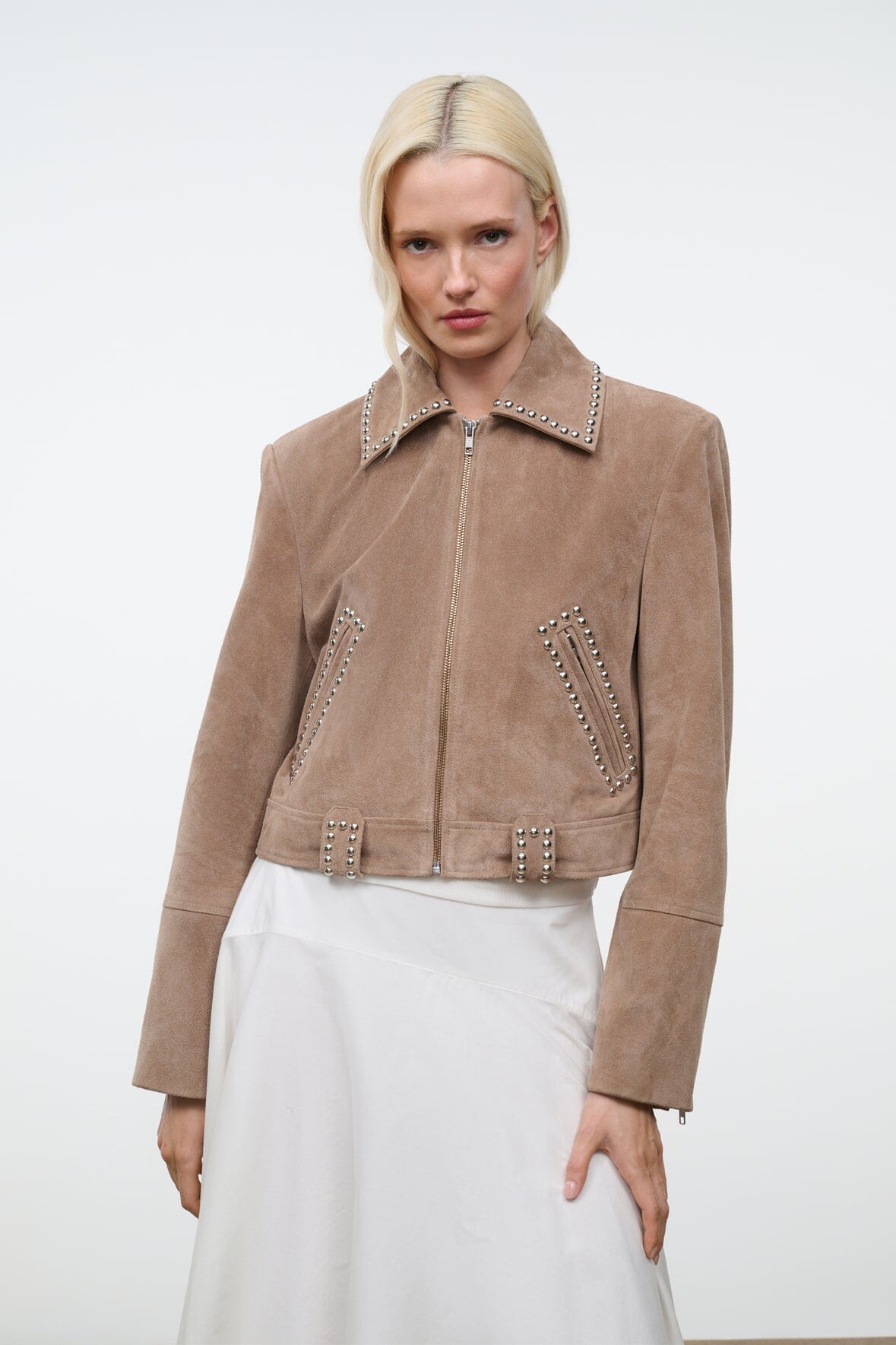 HUGO SUEDE JACKET | DUNE