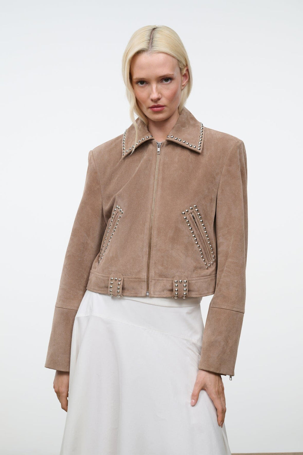 HUGO SUEDE JACKET | DUNE