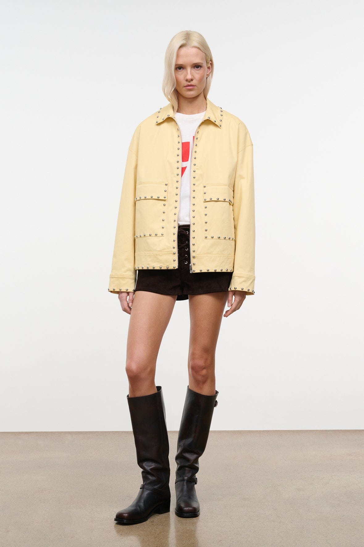 CLARKE JACKET | BUTTER STUDS