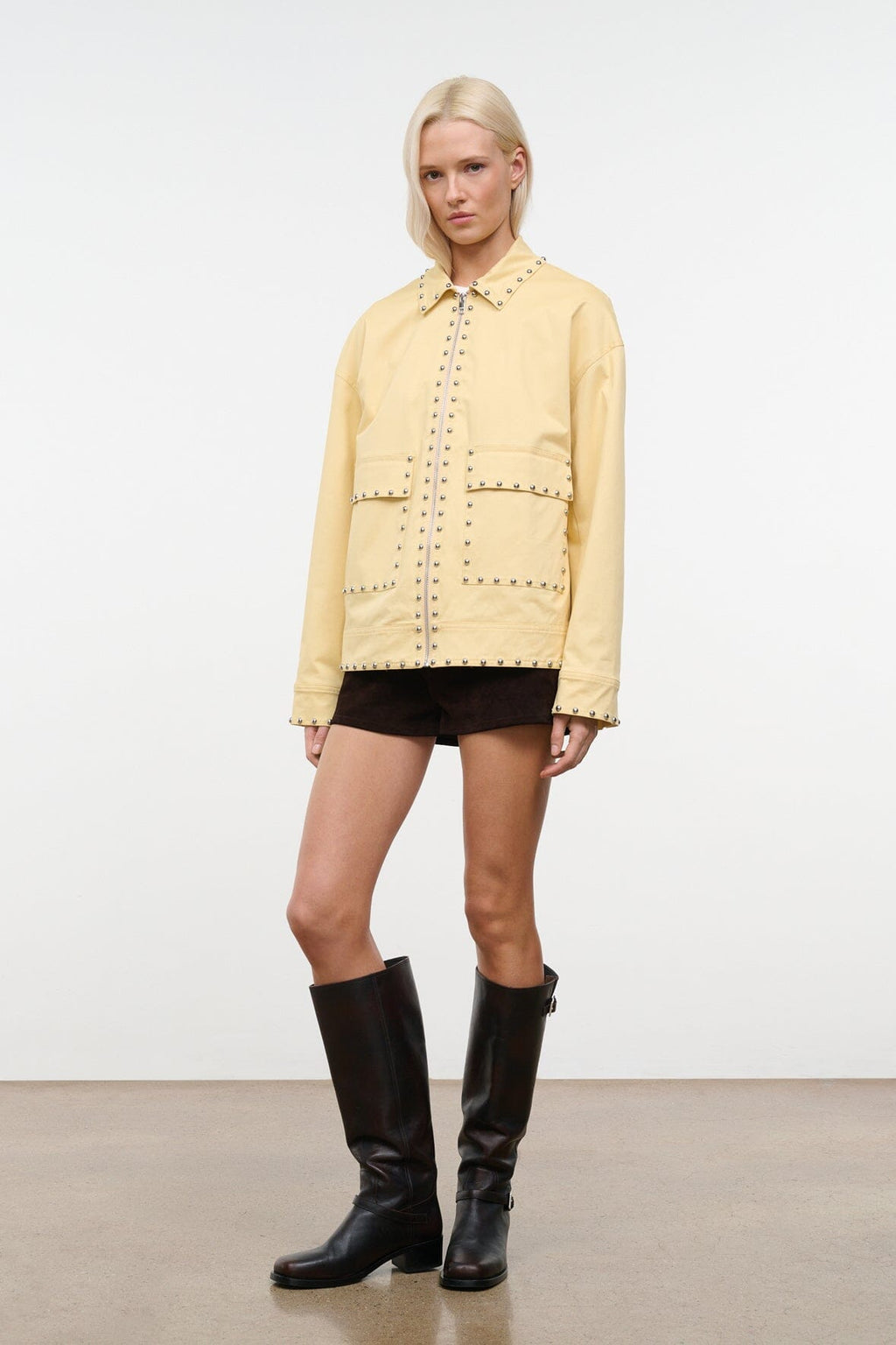 CLARKE JACKET | BUTTER STUDS