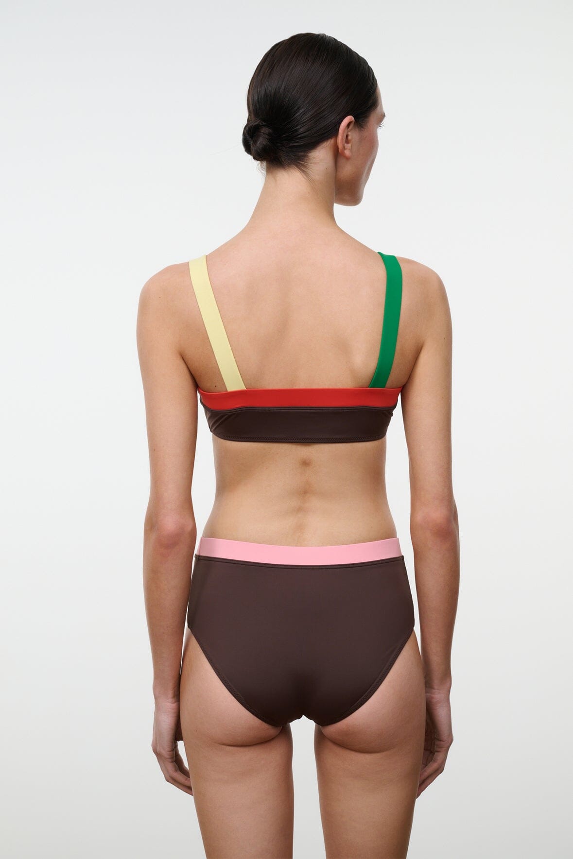 LIV BIKINI TOP | DARK CHOCOLATE MULTI