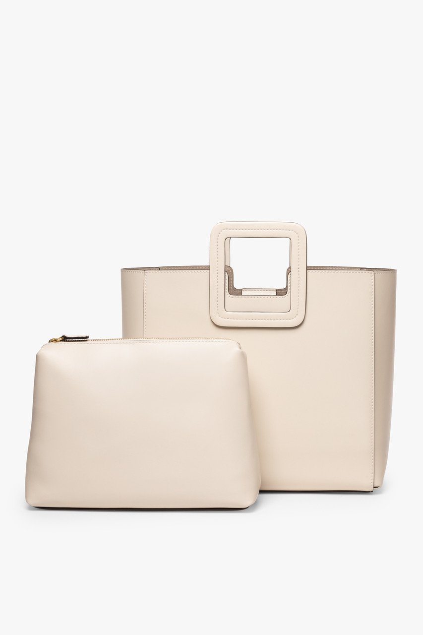 SHIRLEY LEATHER BAG | CREAM