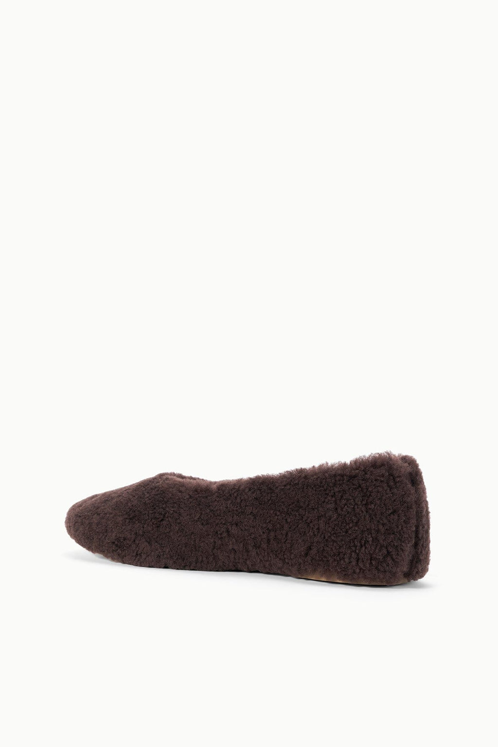 ALBA BALLET FLAT | ESPRESSO SHEARLING