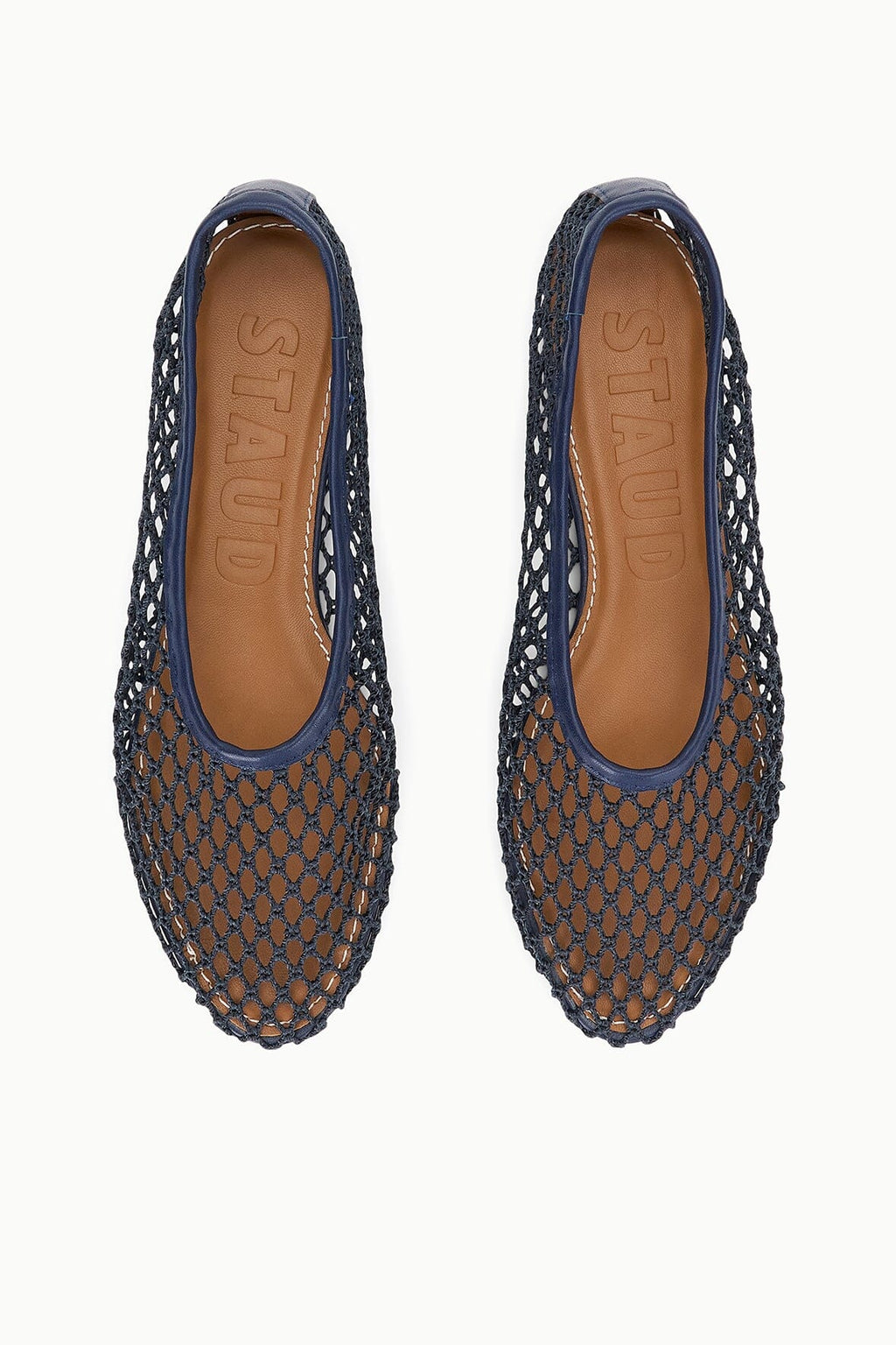 ALBA BALLET FLAT | NAVY NETTING