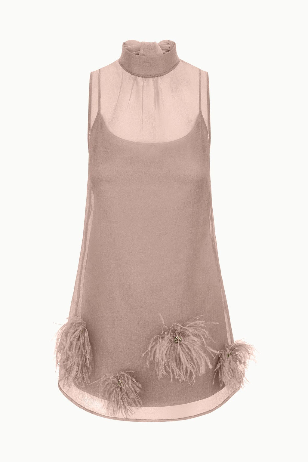 ALBEE MINI DRESS | TRUFFLE