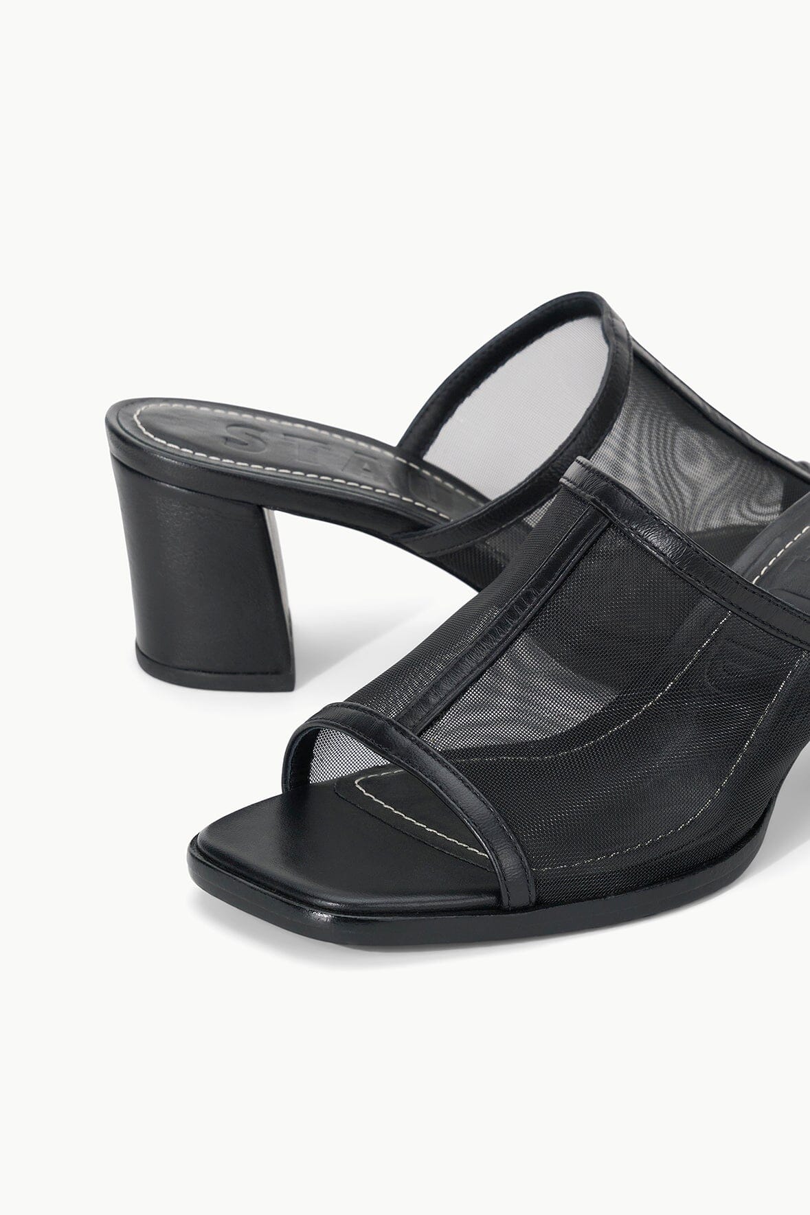 ALESSANDRA HEEL | BLACK MESH