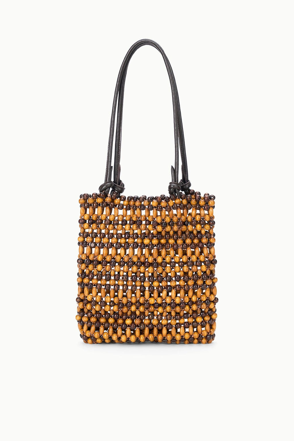 BAJA MINI TOTE | MULTI WOOD BEADS