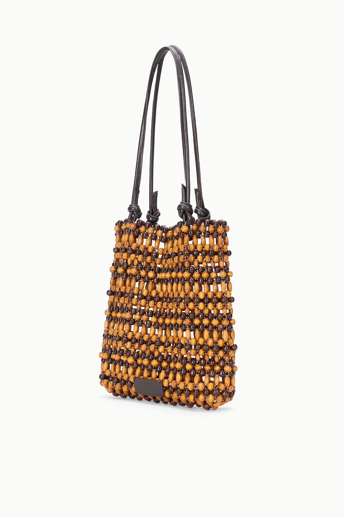 BAJA MINI TOTE | MULTI WOOD BEADS